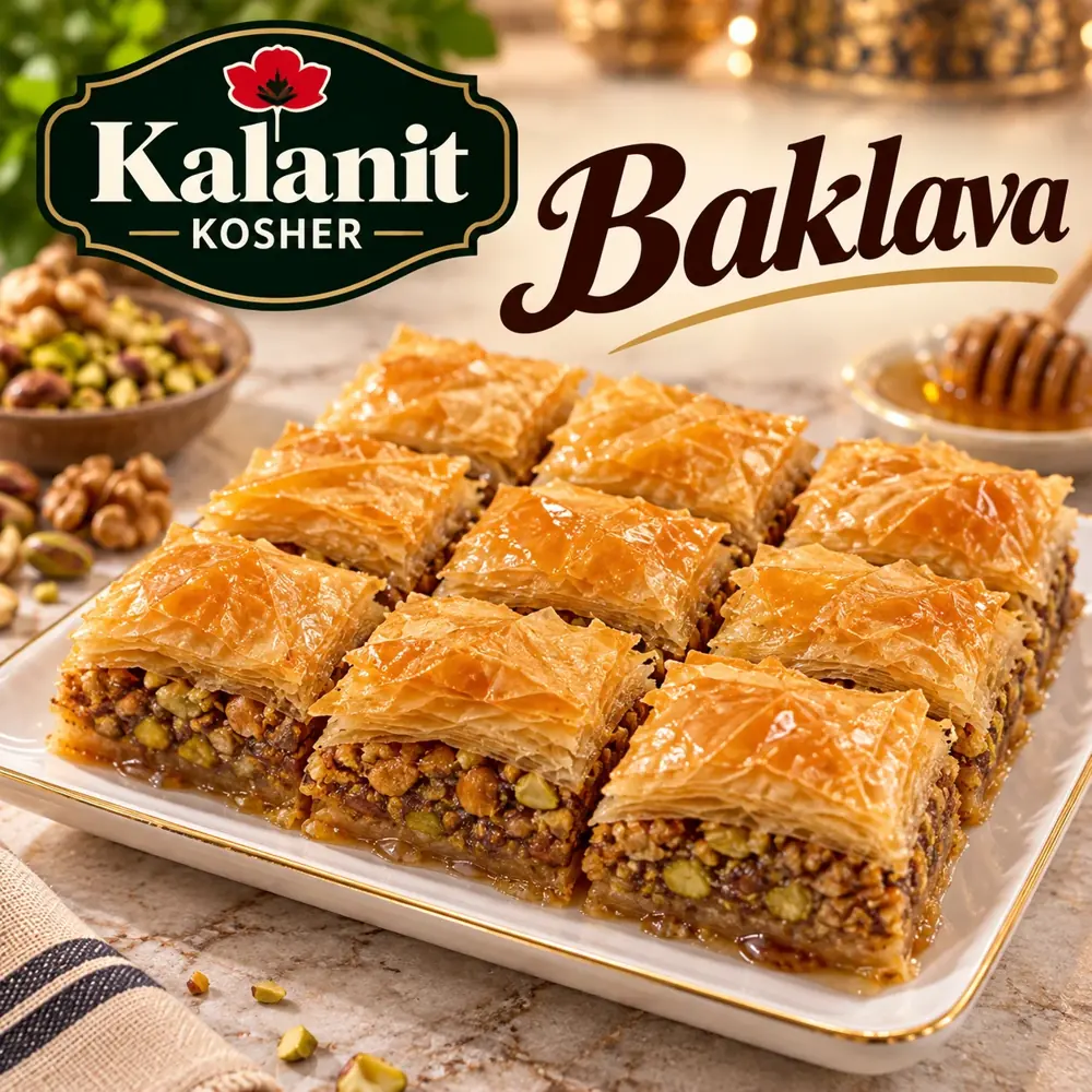 Baklava del catálogo Kalanit Kosher